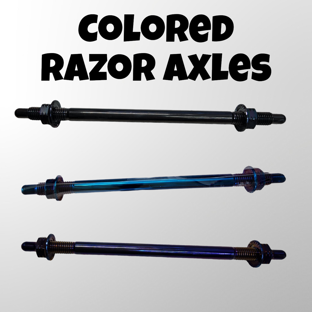 Colored Razor Axel — Electric Moto Family -EMF